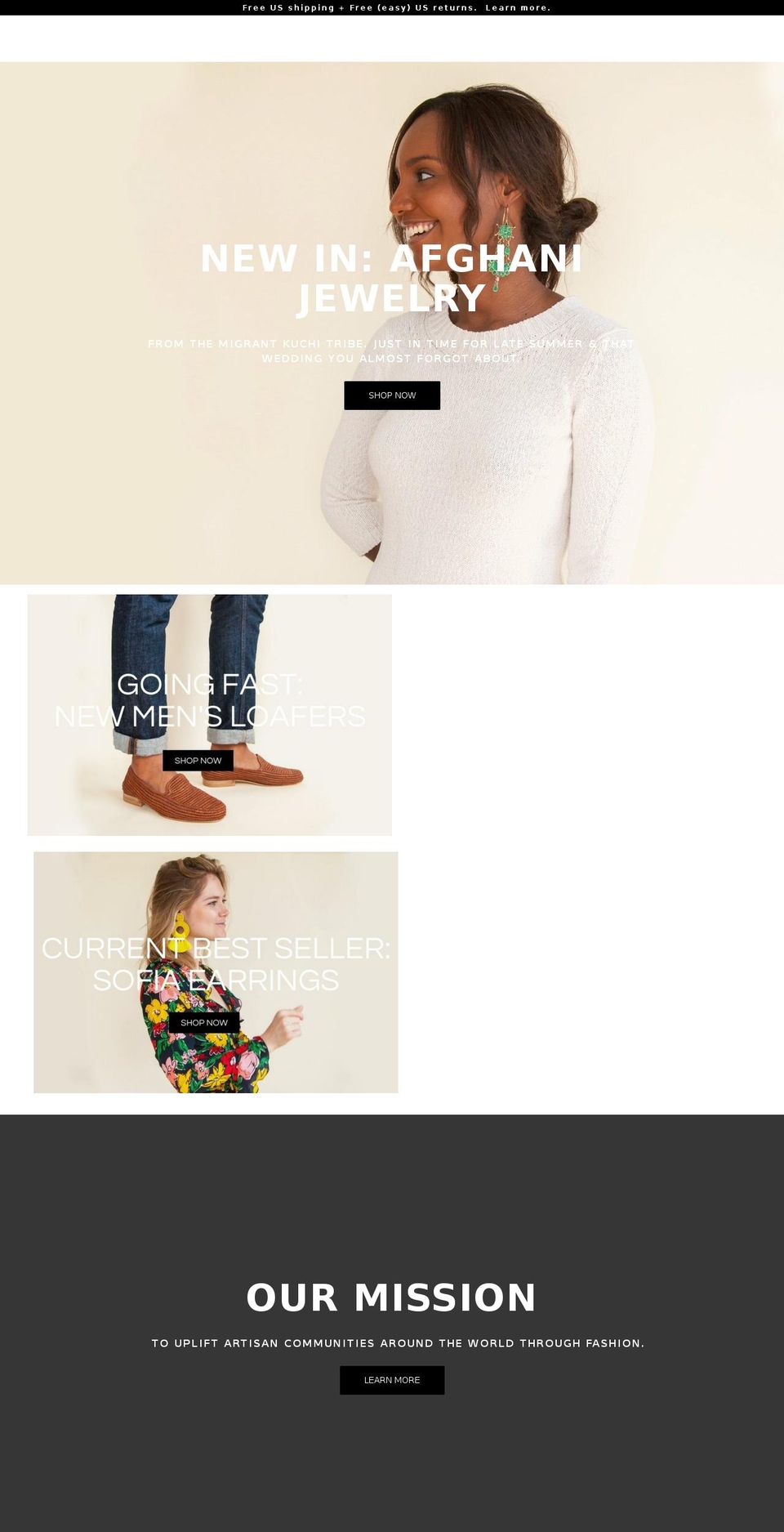 ocelotmarket.com — Shopify storefront screenshot