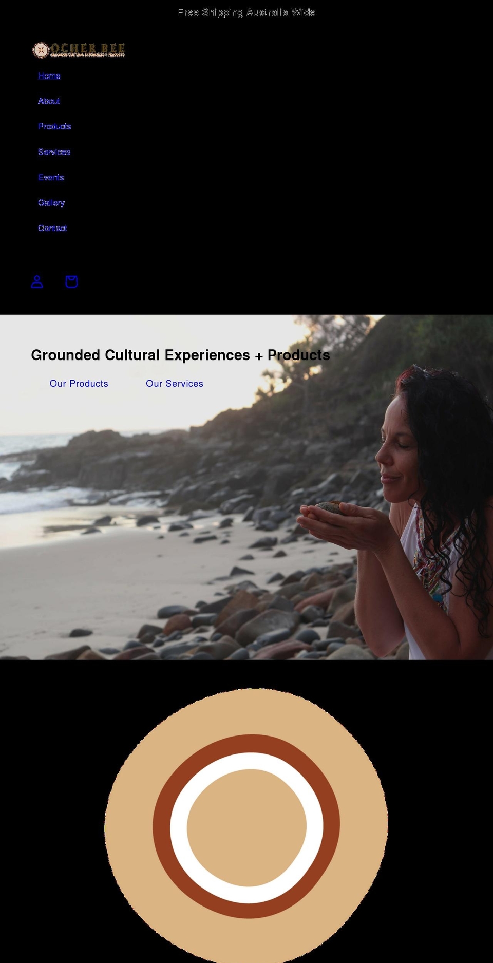 ocherbee.com shopify website screenshot