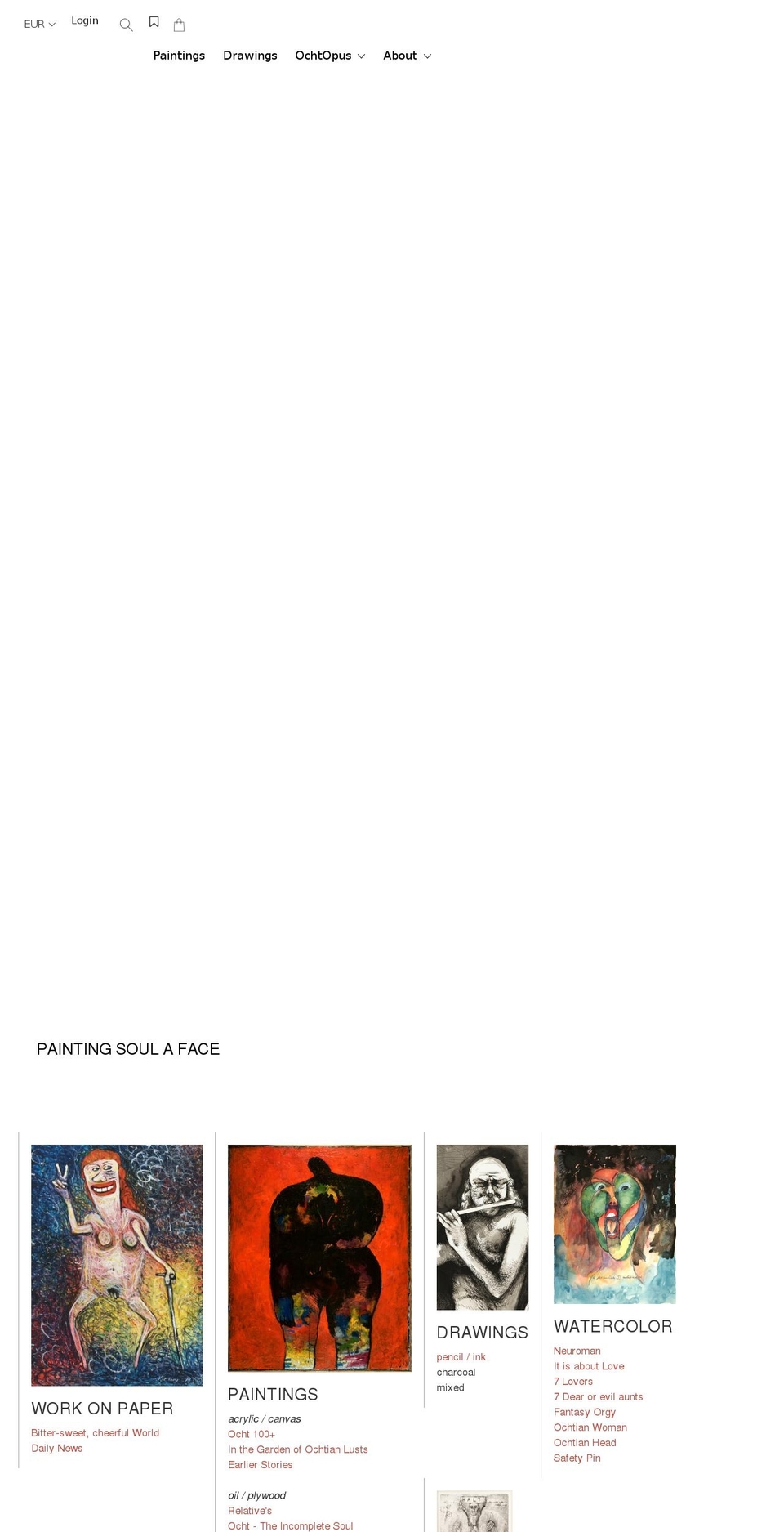 ocht-art.com shopify website screenshot