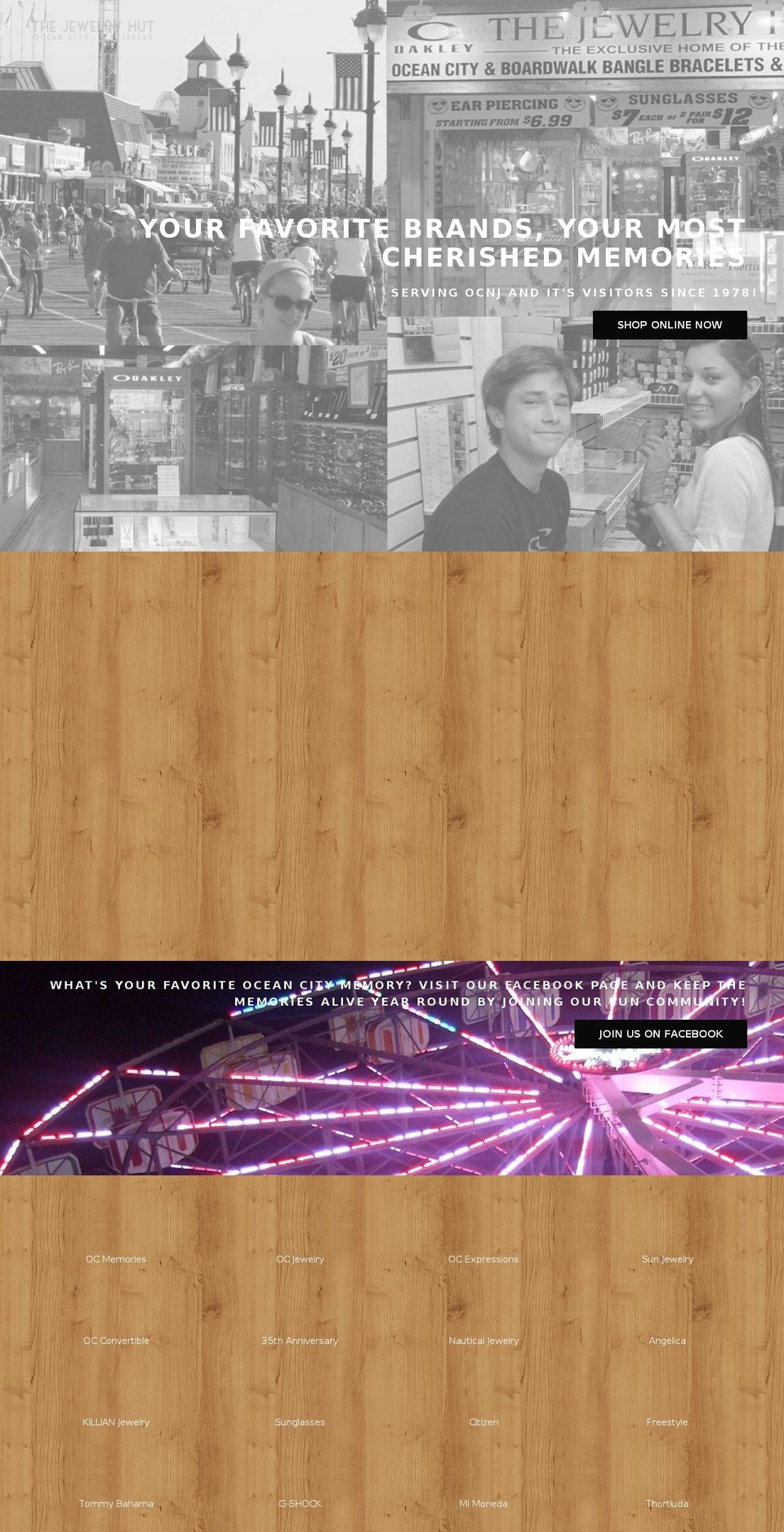 ocjewelryhut.com shopify website screenshot