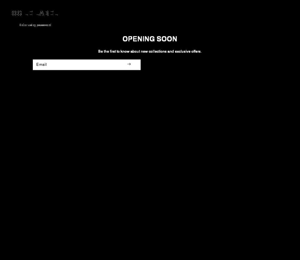 Luxeedit Shopify theme site example oclelabel.com