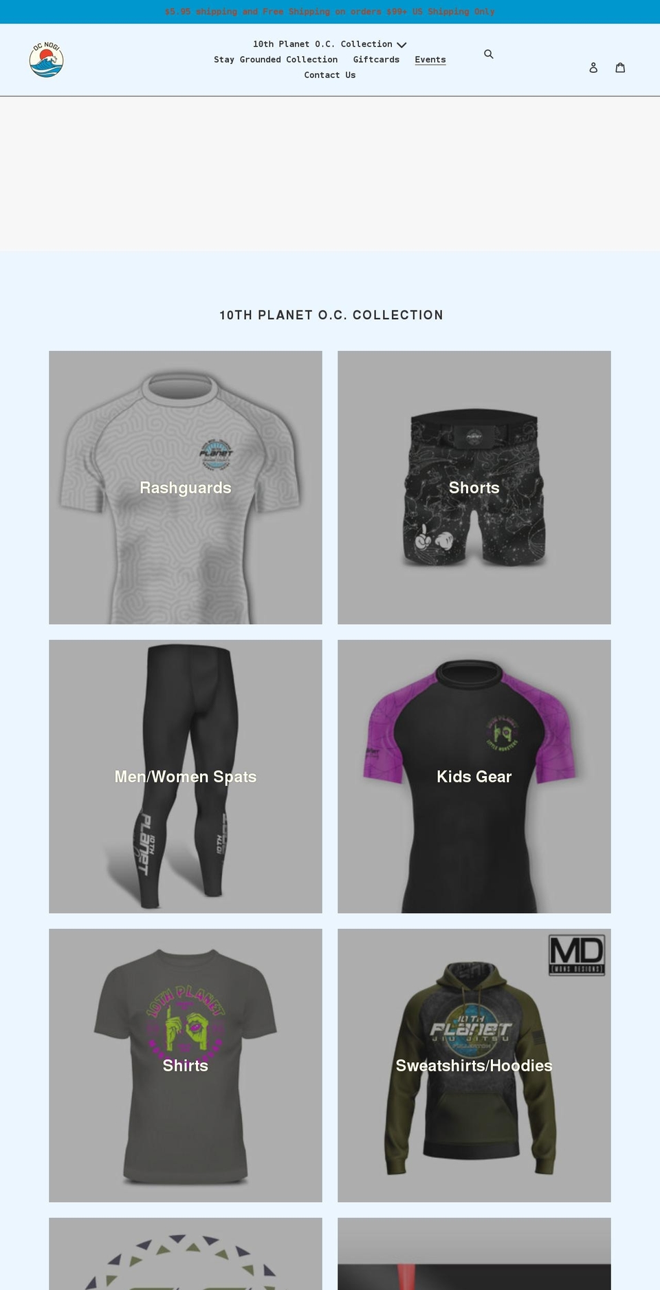 ocnogi.com shopify website screenshot