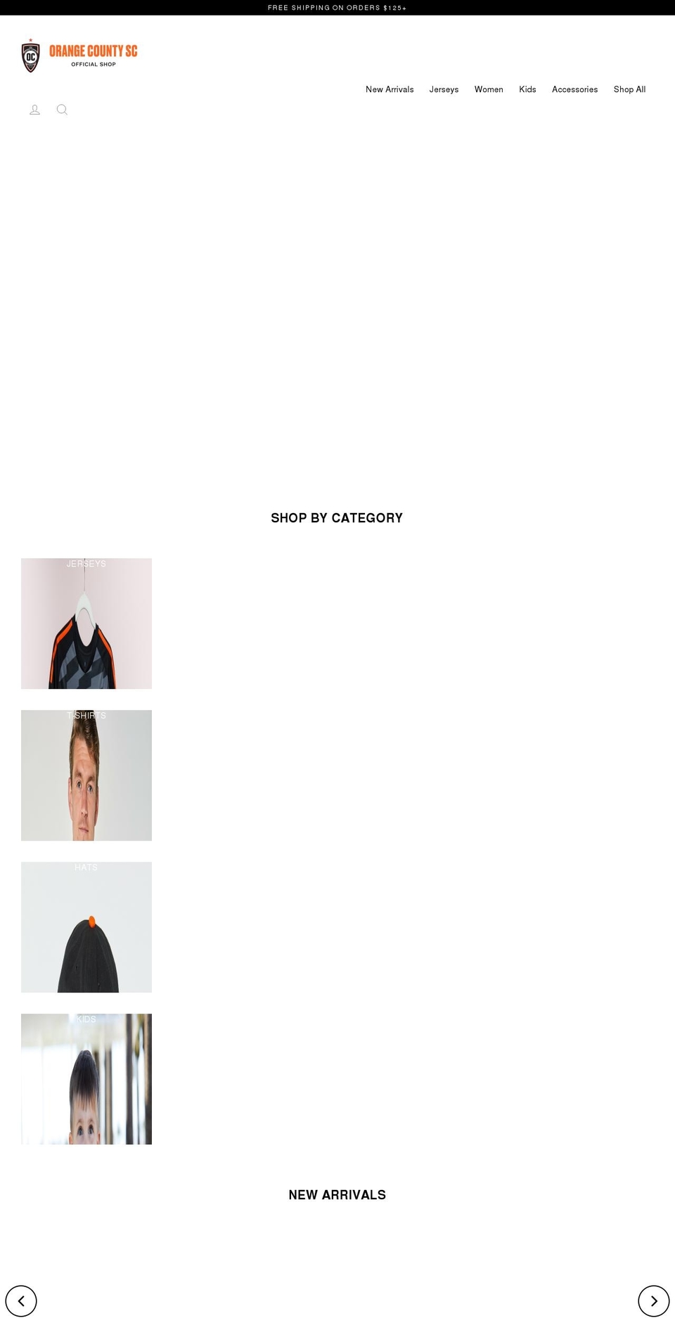 ocscshop.com — Shopify storefront screenshot