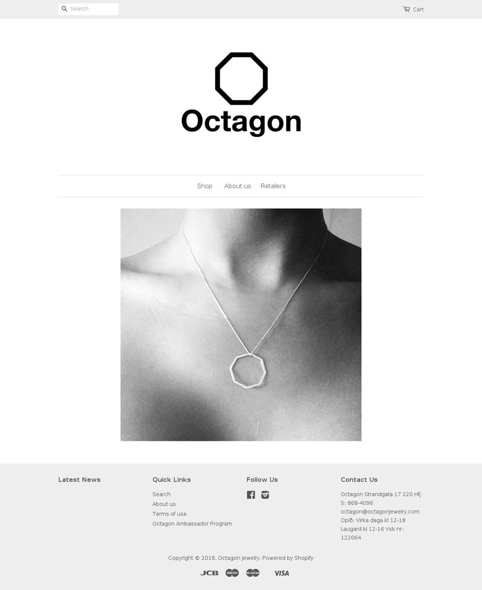 octagonjewelry.com — Shopify storefront screenshot