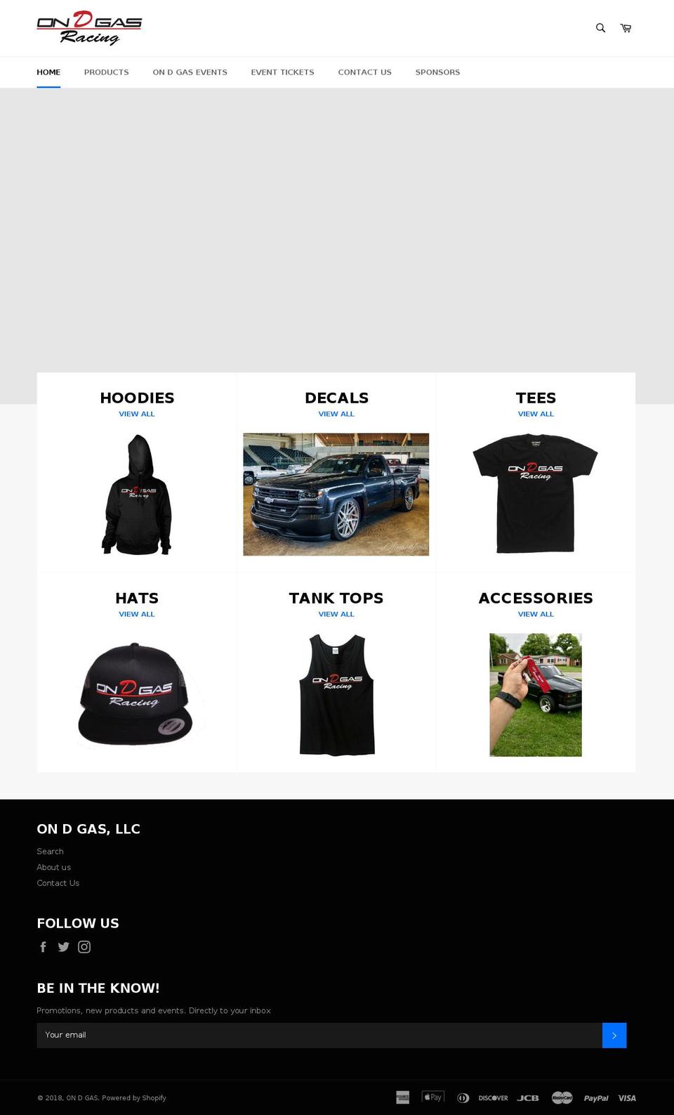 On D Gas Theme Shopify theme site example octobertruckmadness.com