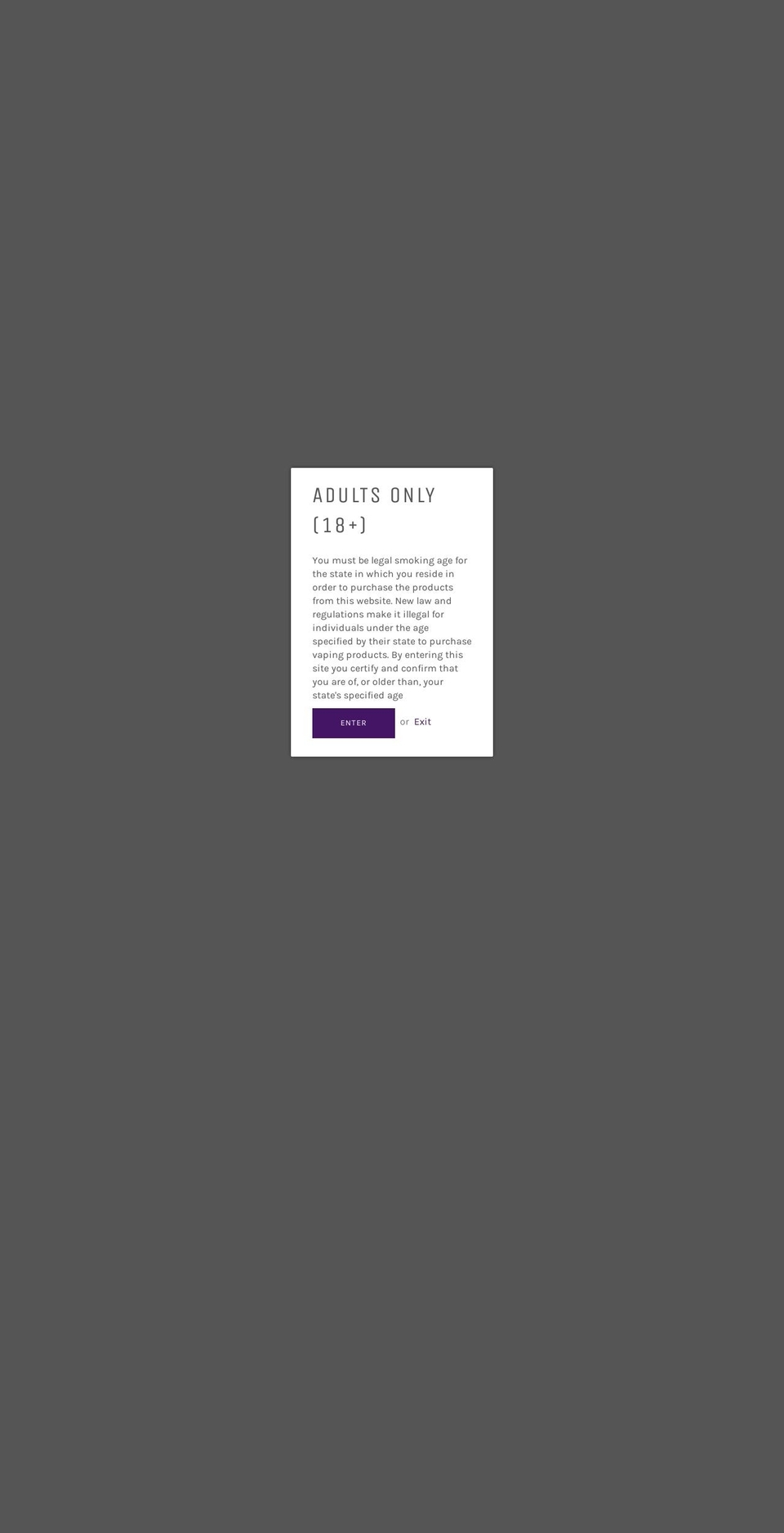 octovape.com — Shopify storefront screenshot