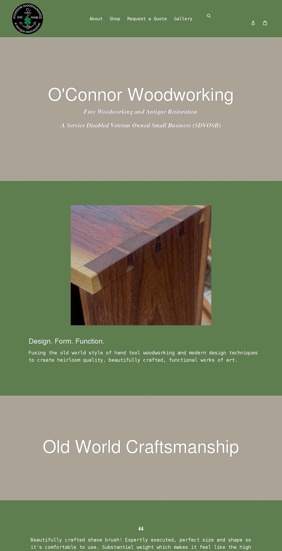ocwwvb.com shopify website screenshot