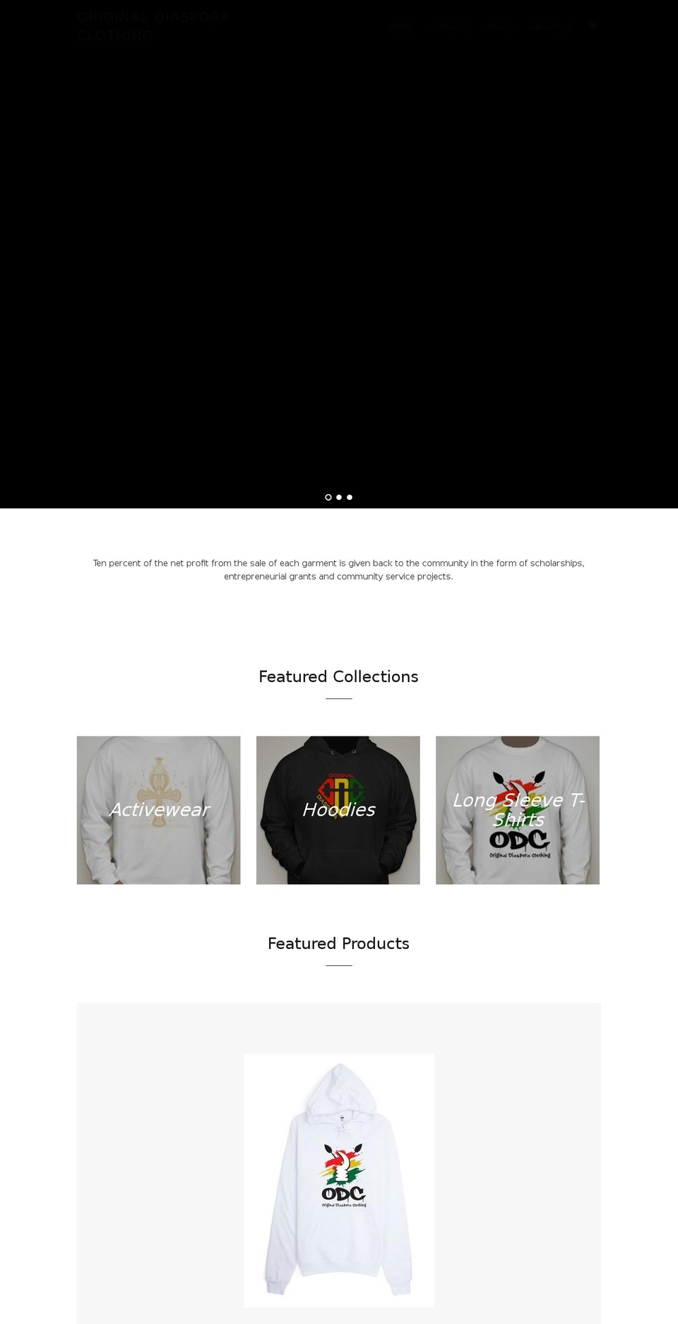 odccompany.com — Shopify storefront screenshot