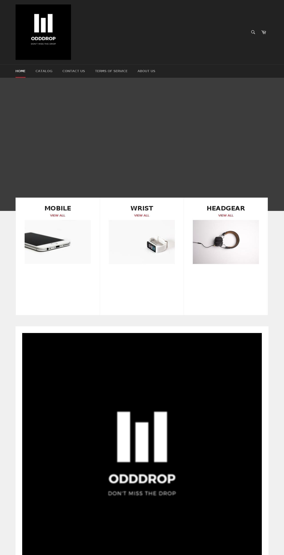 odddrop.com — Shopify storefront screenshot