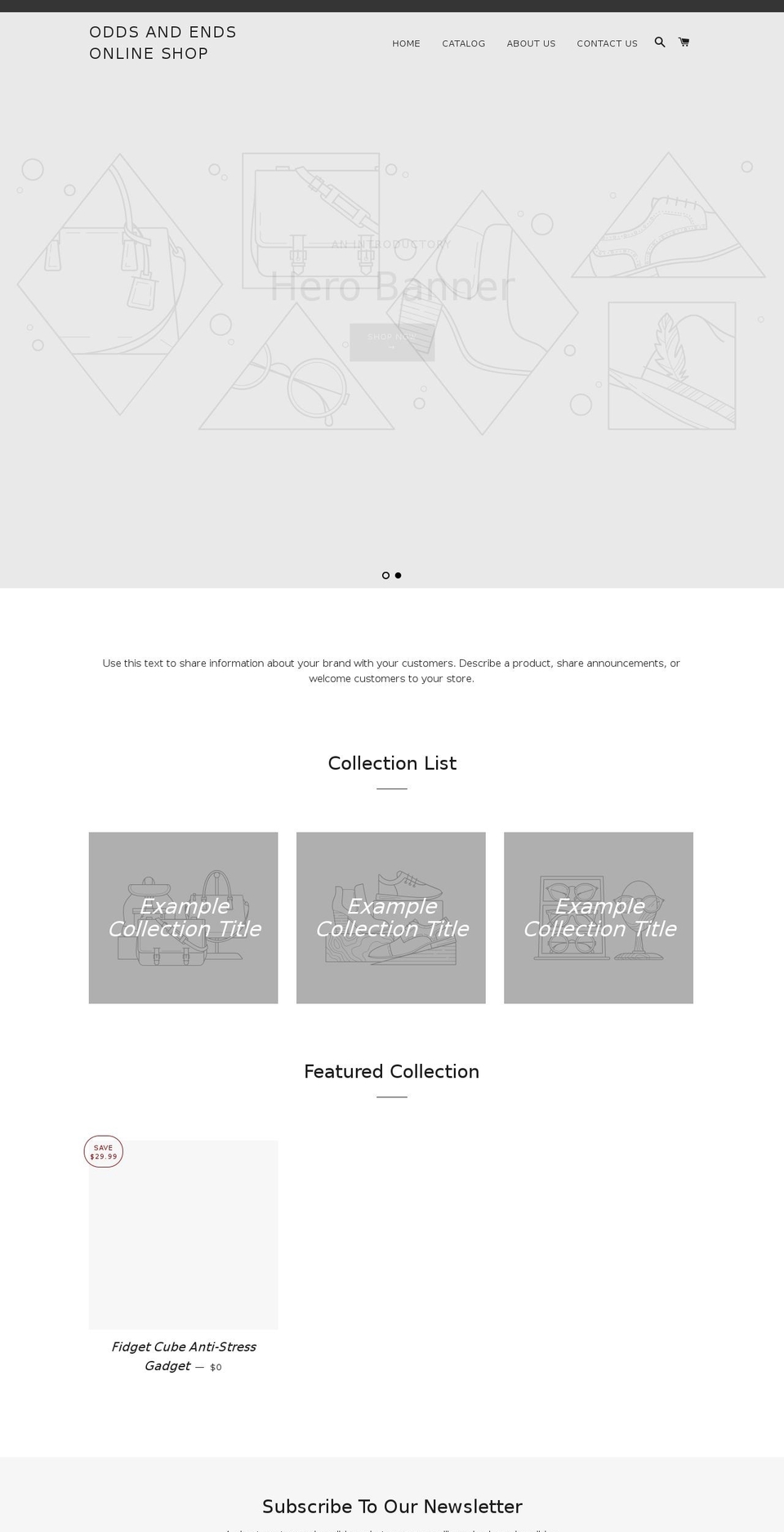oddgadget.com shopify website screenshot