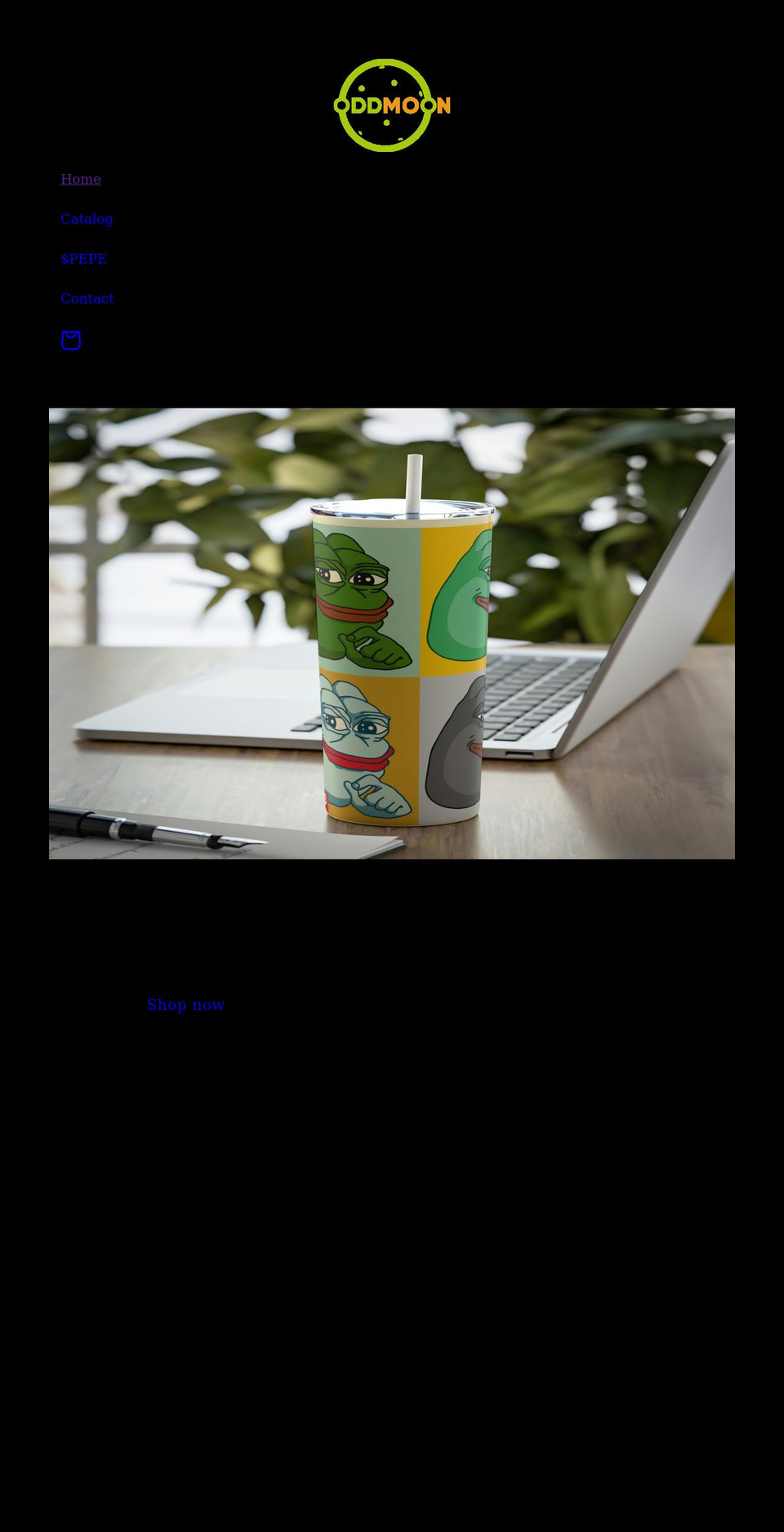 oddmoon.net shopify website screenshot