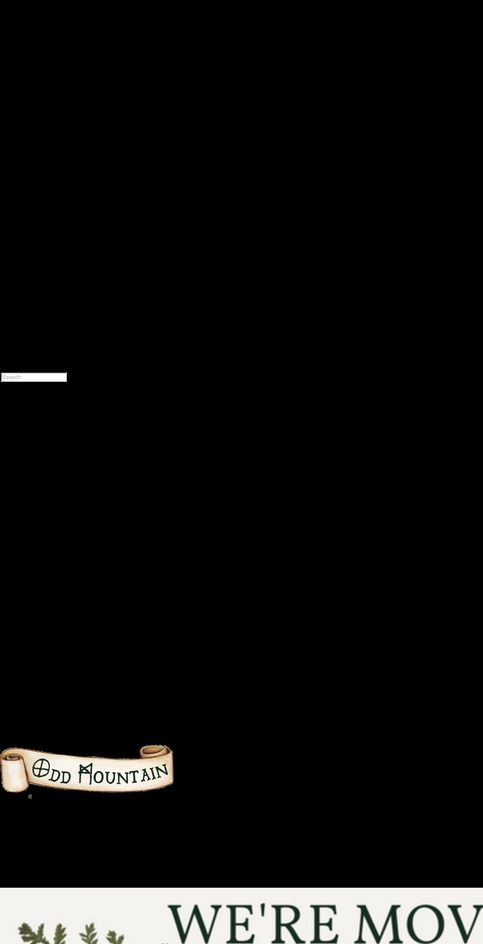 oddmountain.com shopify website screenshot