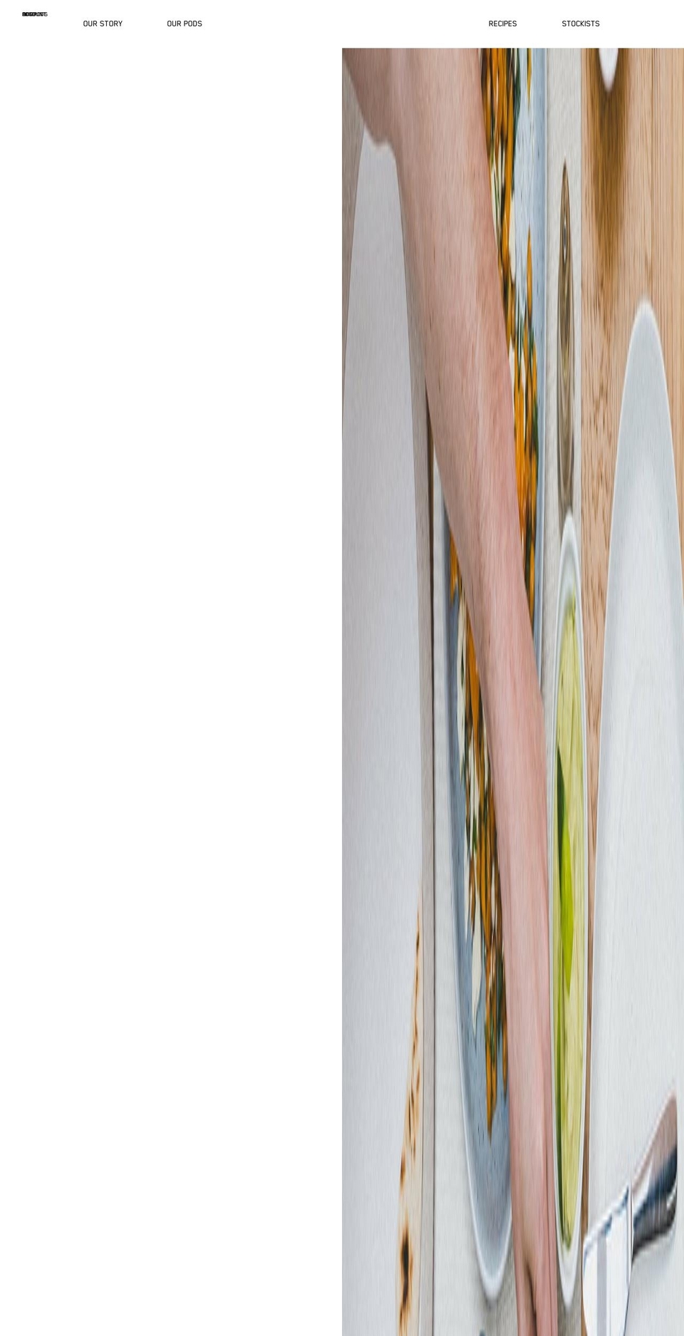 oddpods.com shopify website screenshot