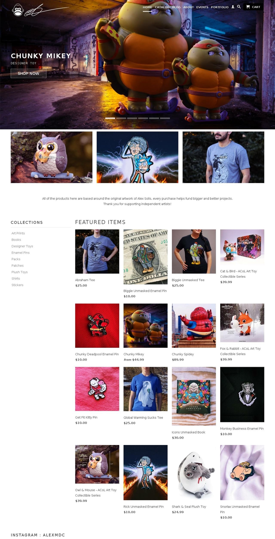 oddworx.com shopify website screenshot