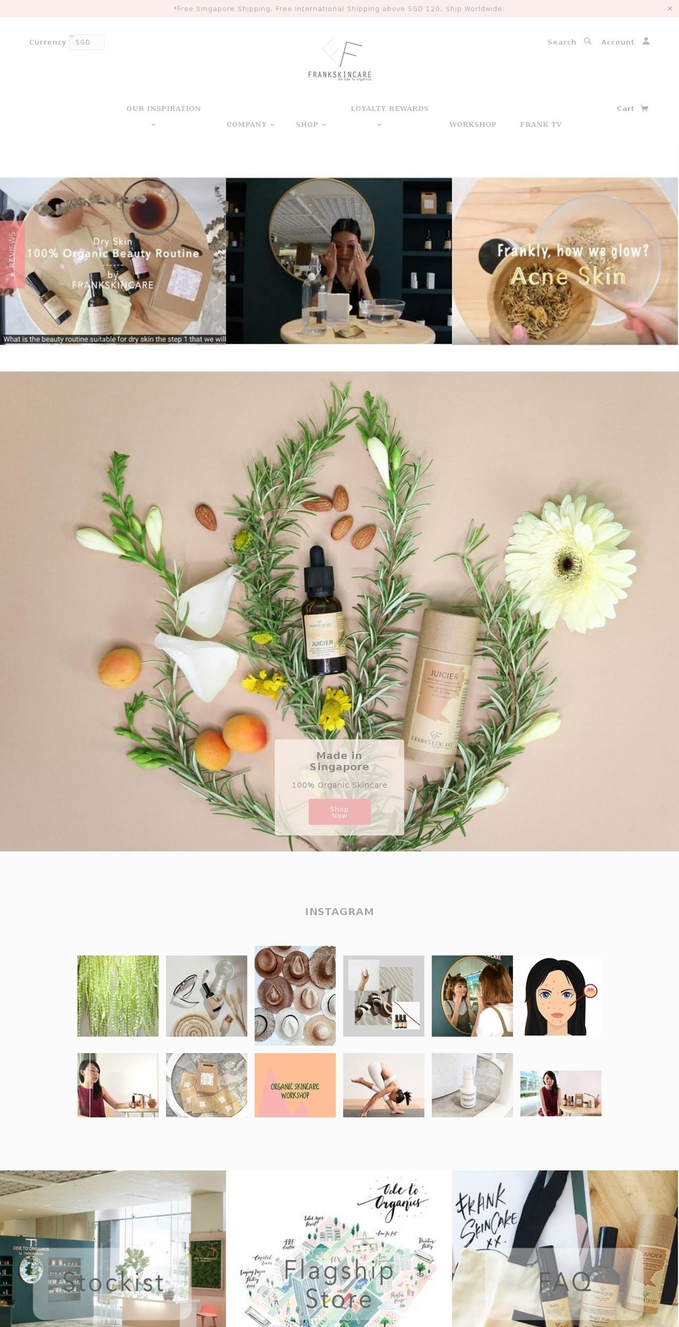 odetoorganics.com — Shopify storefront screenshot