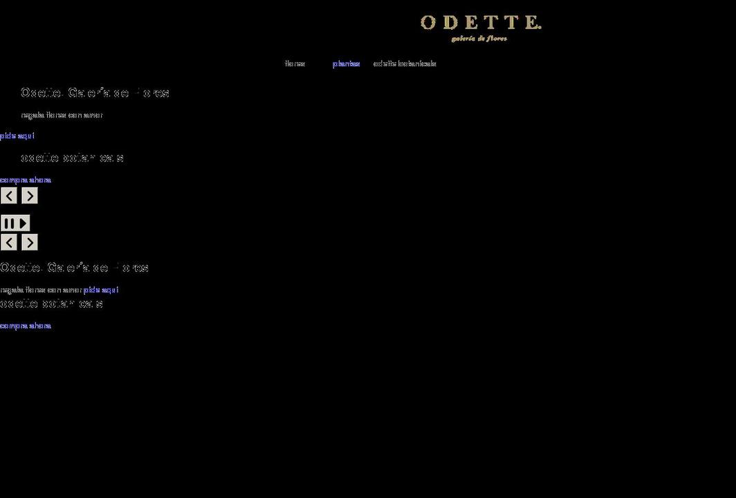 odettegaleria.com shopify website screenshot