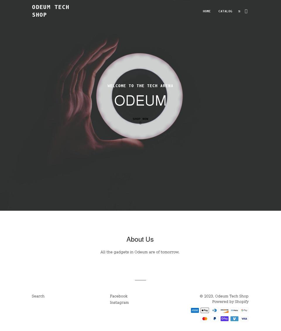 odeumtech.shop shopify website screenshot