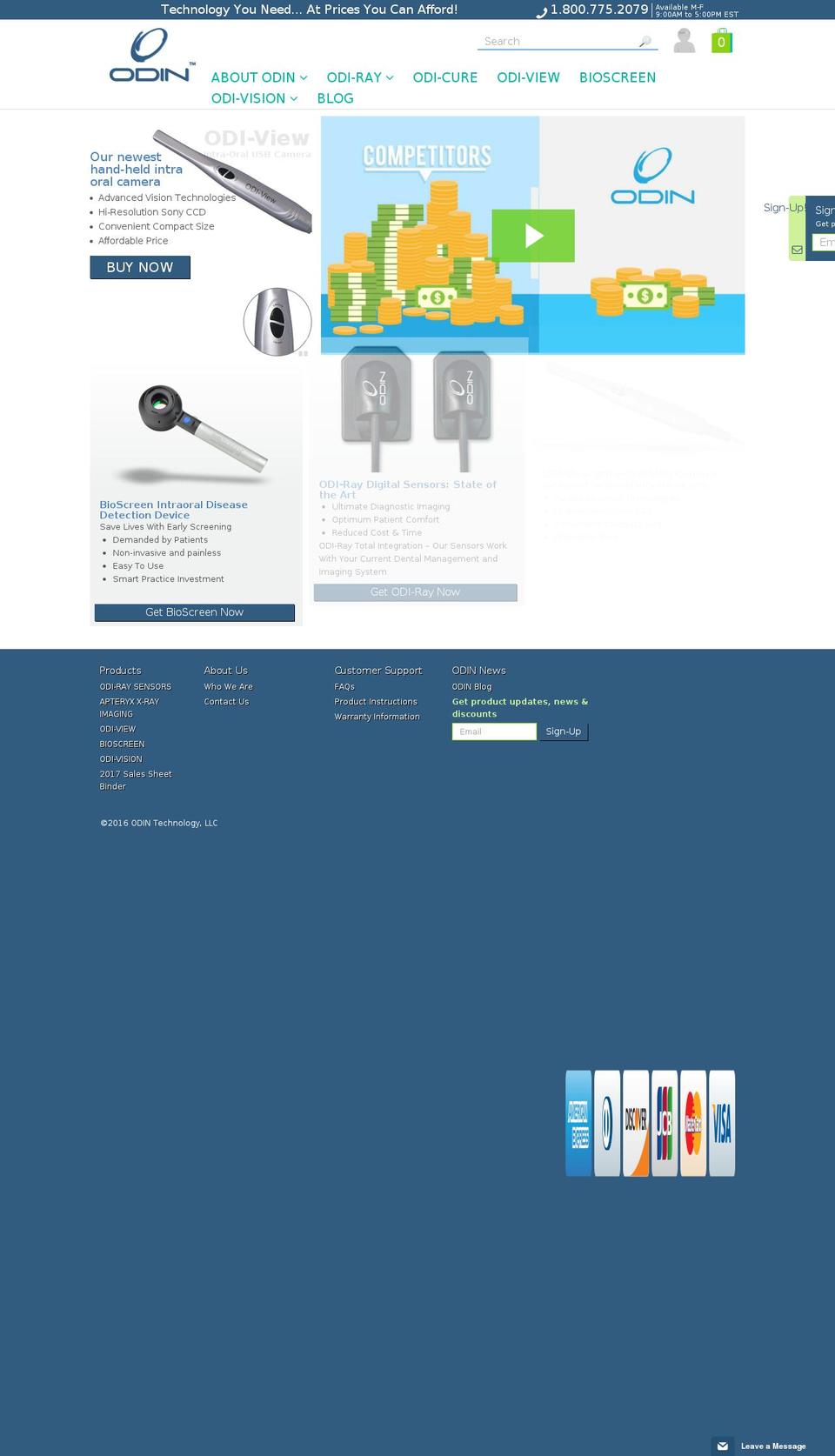 odinvt.com shopify website screenshot