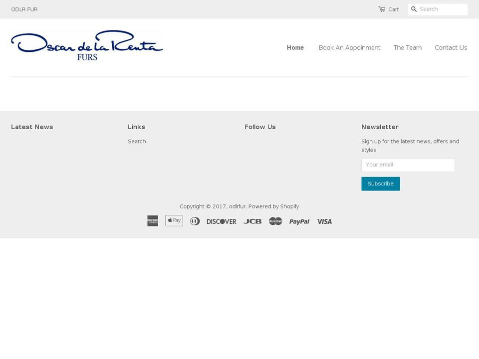 odlrfur.com shopify website screenshot