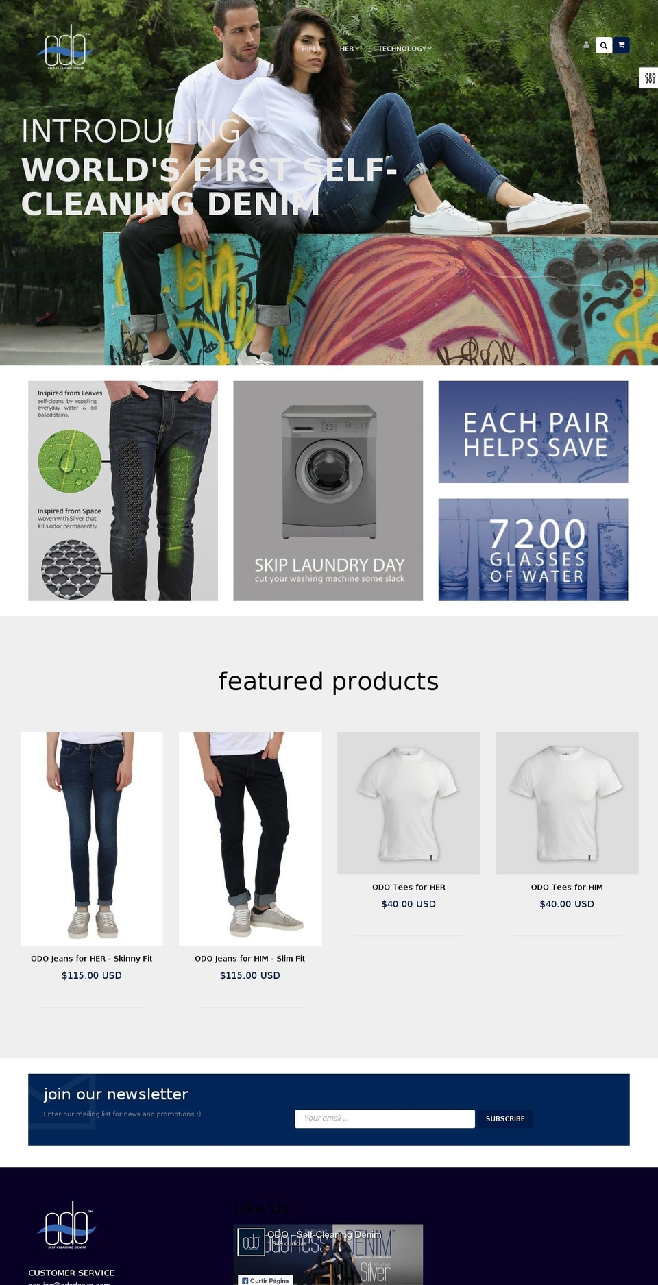 odotec.com shopify website screenshot
