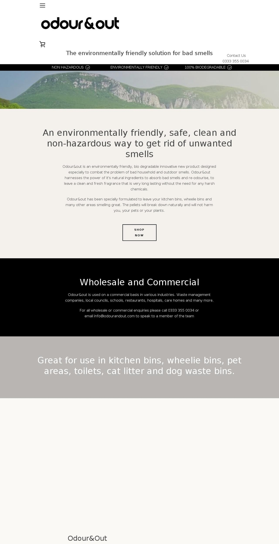 odourandout.com — Shopify storefront screenshot