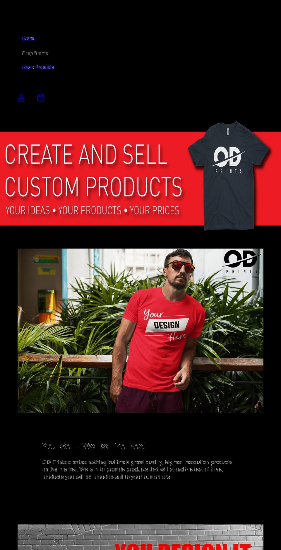 odprints.com shopify website screenshot