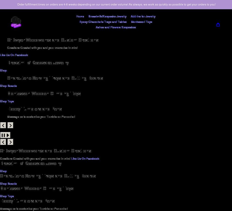 odwyerwoodworks.com shopify website screenshot