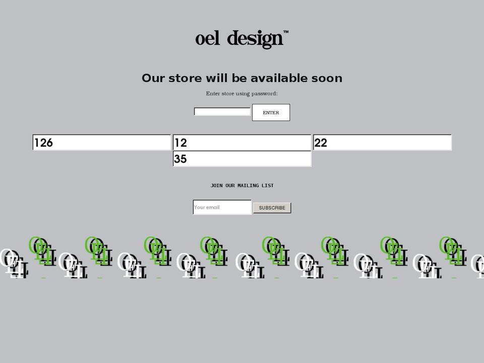 oel-clo.myshopify.com shopify website screenshot
