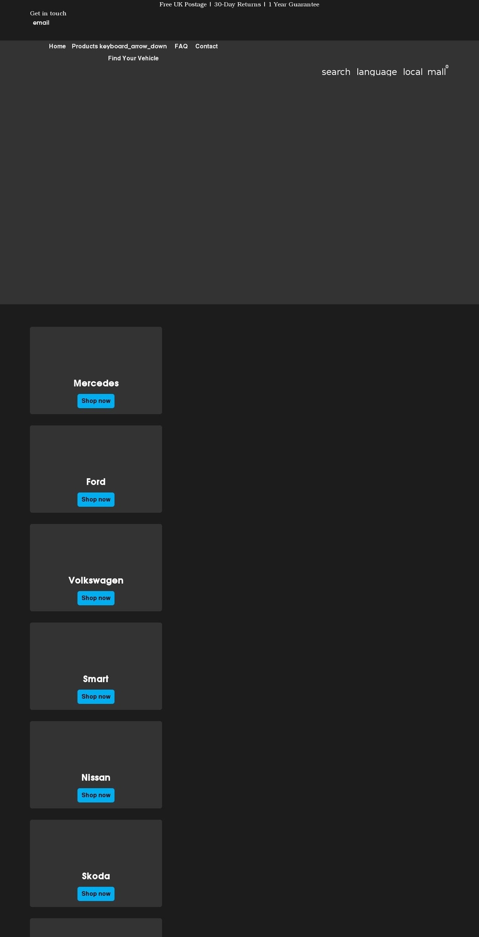 oem-navigation.com shopify website screenshot