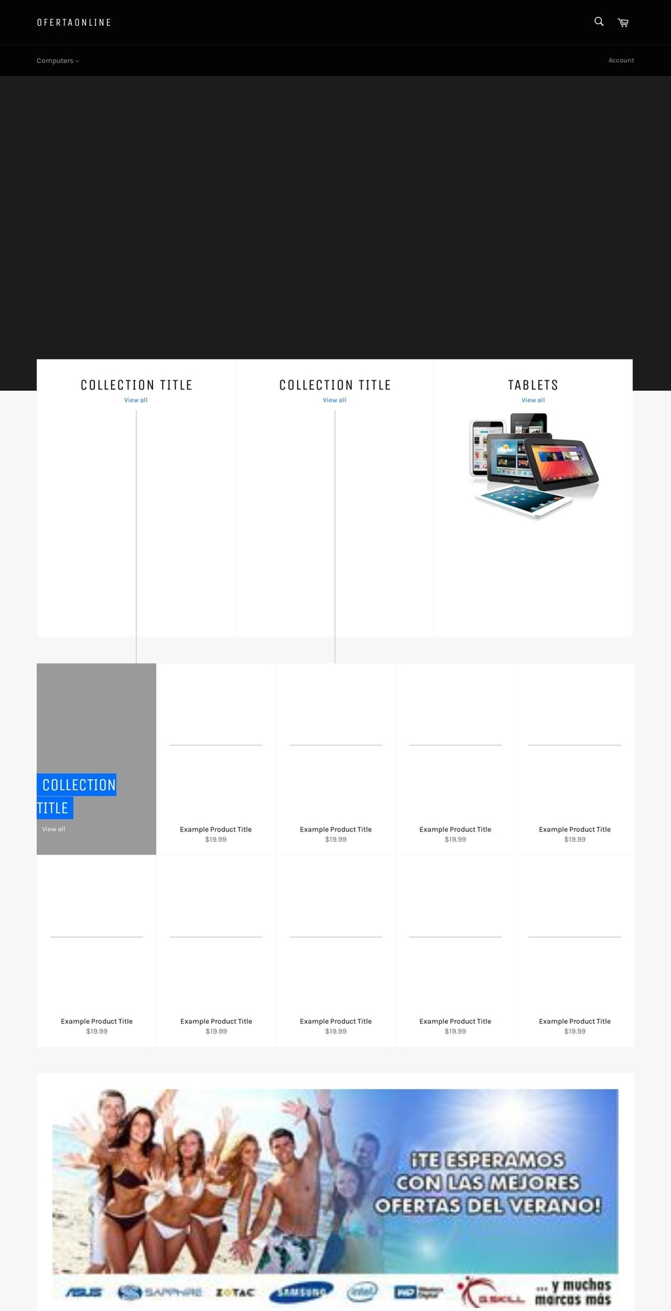ofertaonline.com — Shopify storefront screenshot