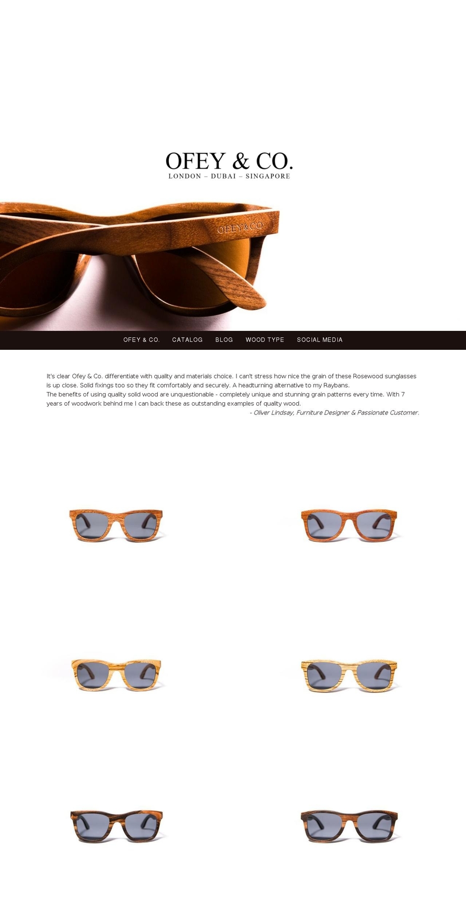 ofey87.com shopify website screenshot