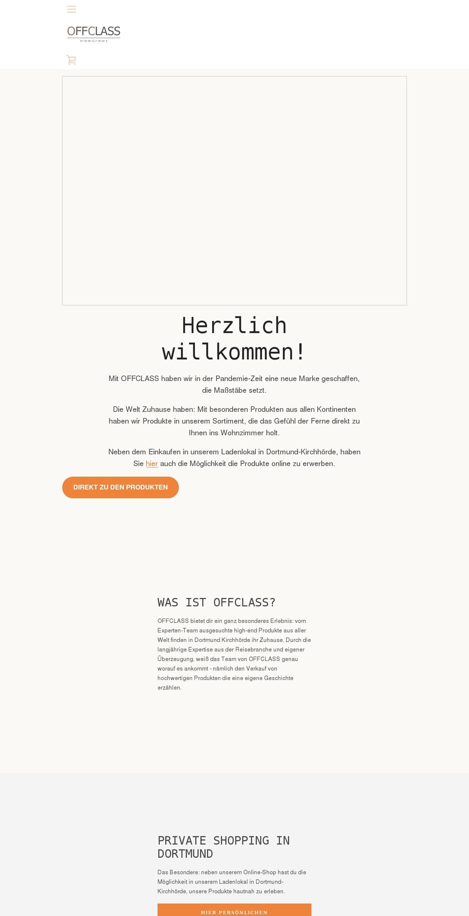 offclass.de shopify website screenshot