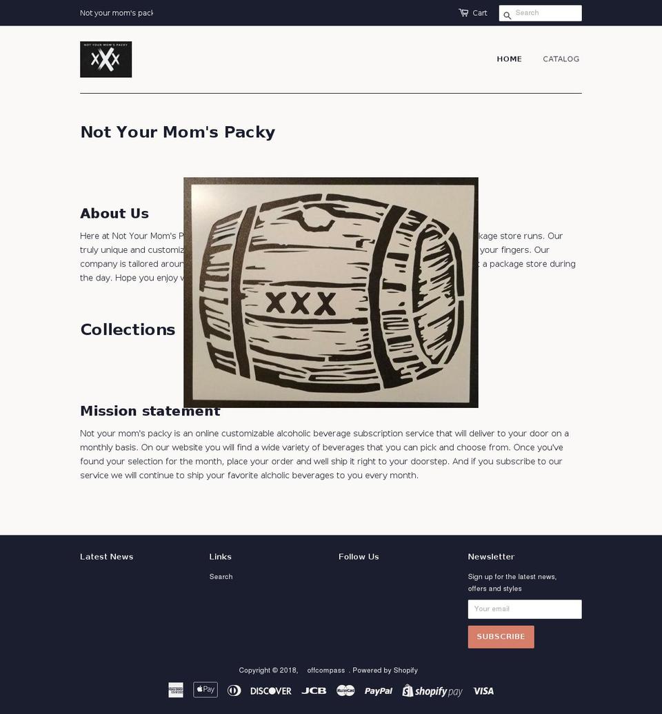 offcompass.com — Shopify storefront screenshot