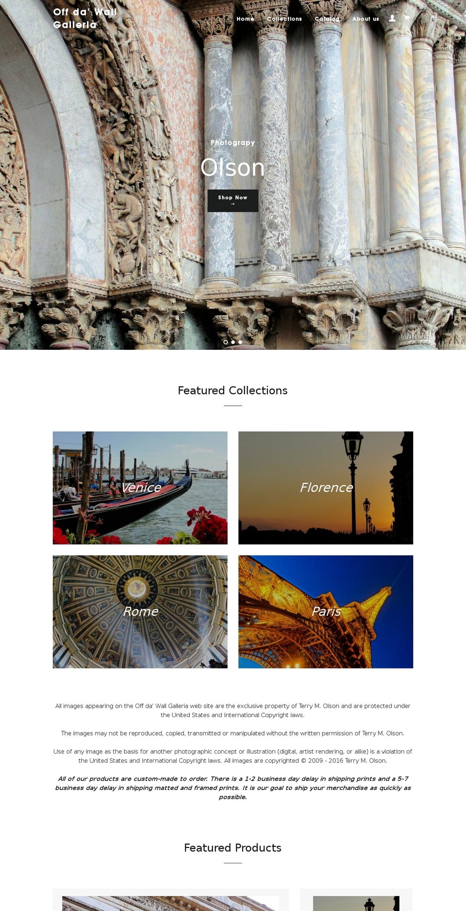 offdawall.com shopify website screenshot