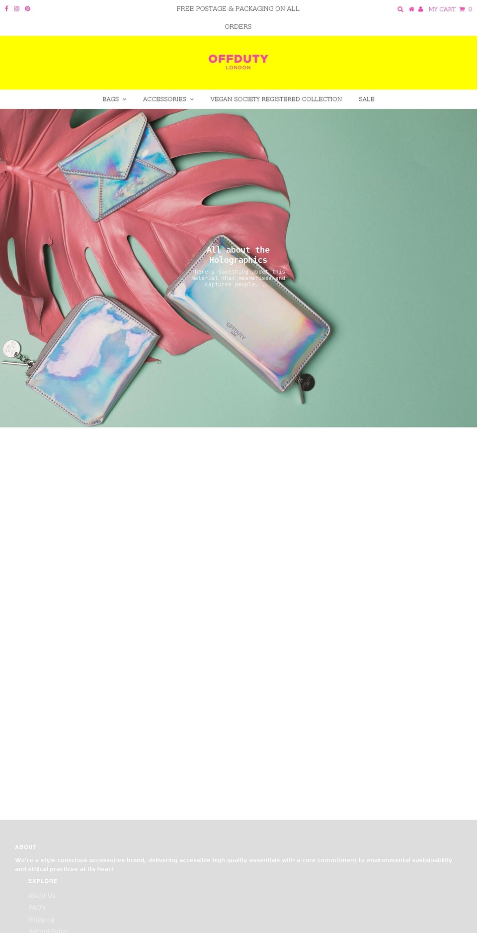 offdutyldn.com shopify website screenshot