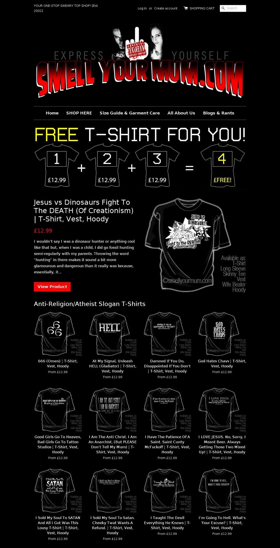 offensiveclothing.com shopify website screenshot