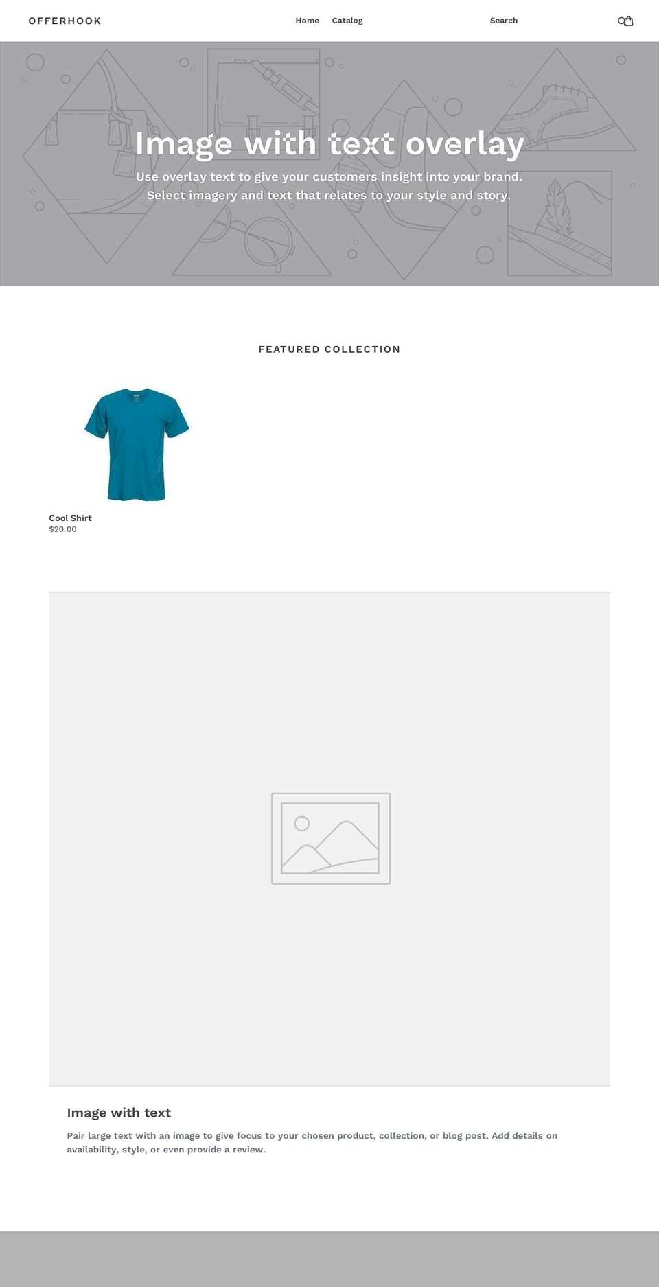 offerhook.myshopify.com shopify website screenshot