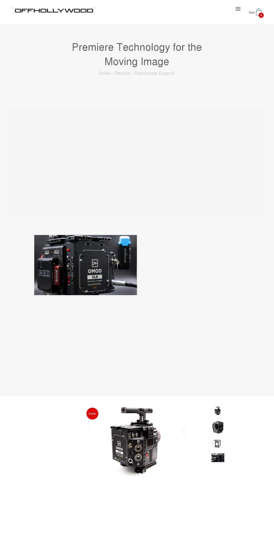 offhollywoodstudios.com shopify website screenshot