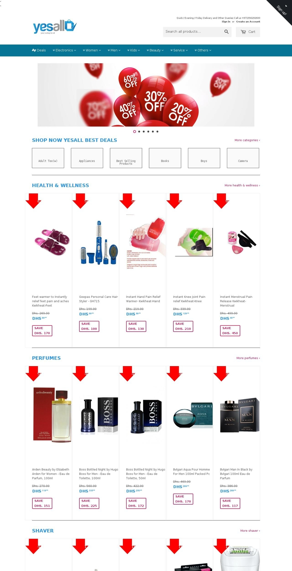 offhomes.net shopify website screenshot