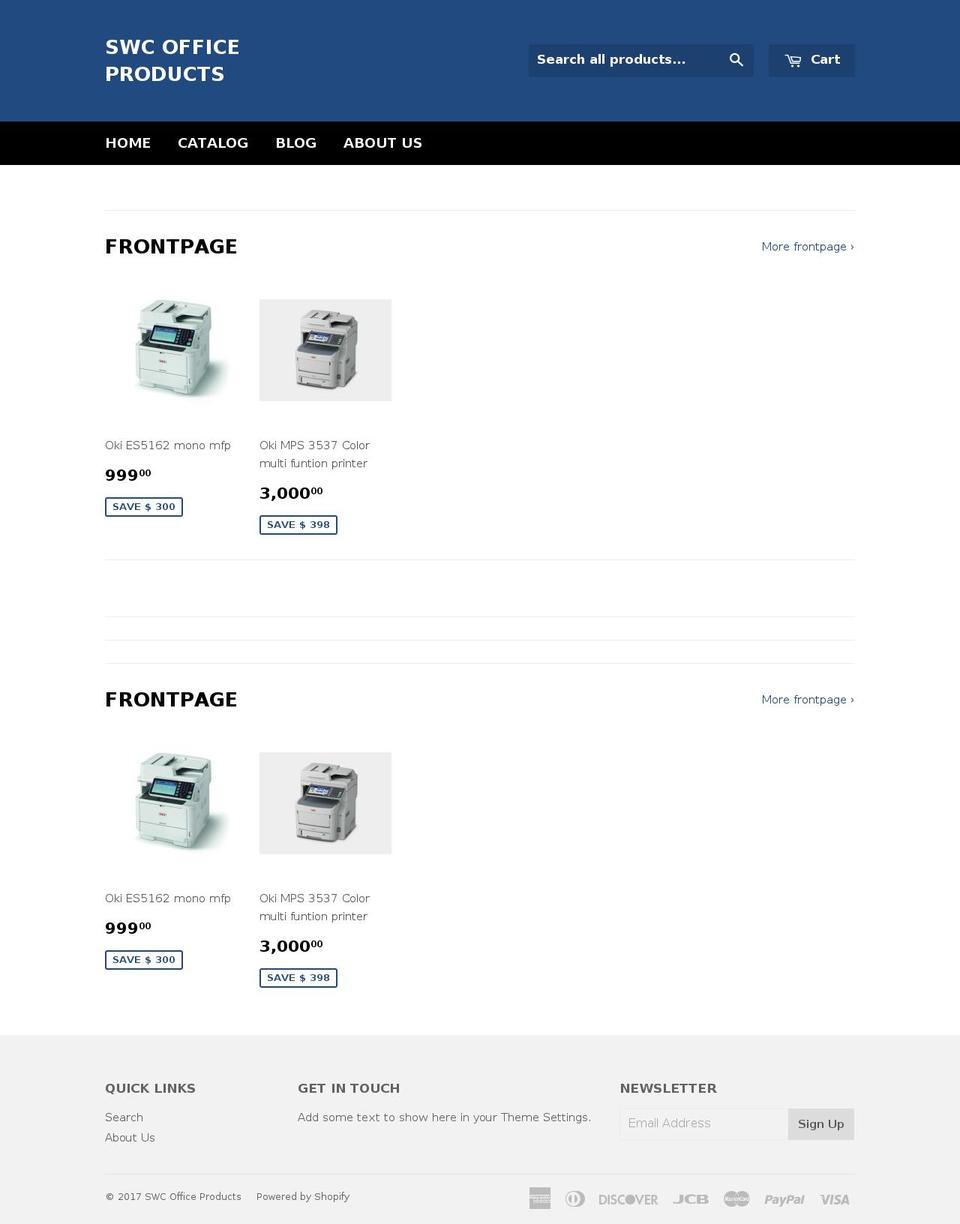 office-andmore.com shopify website screenshot