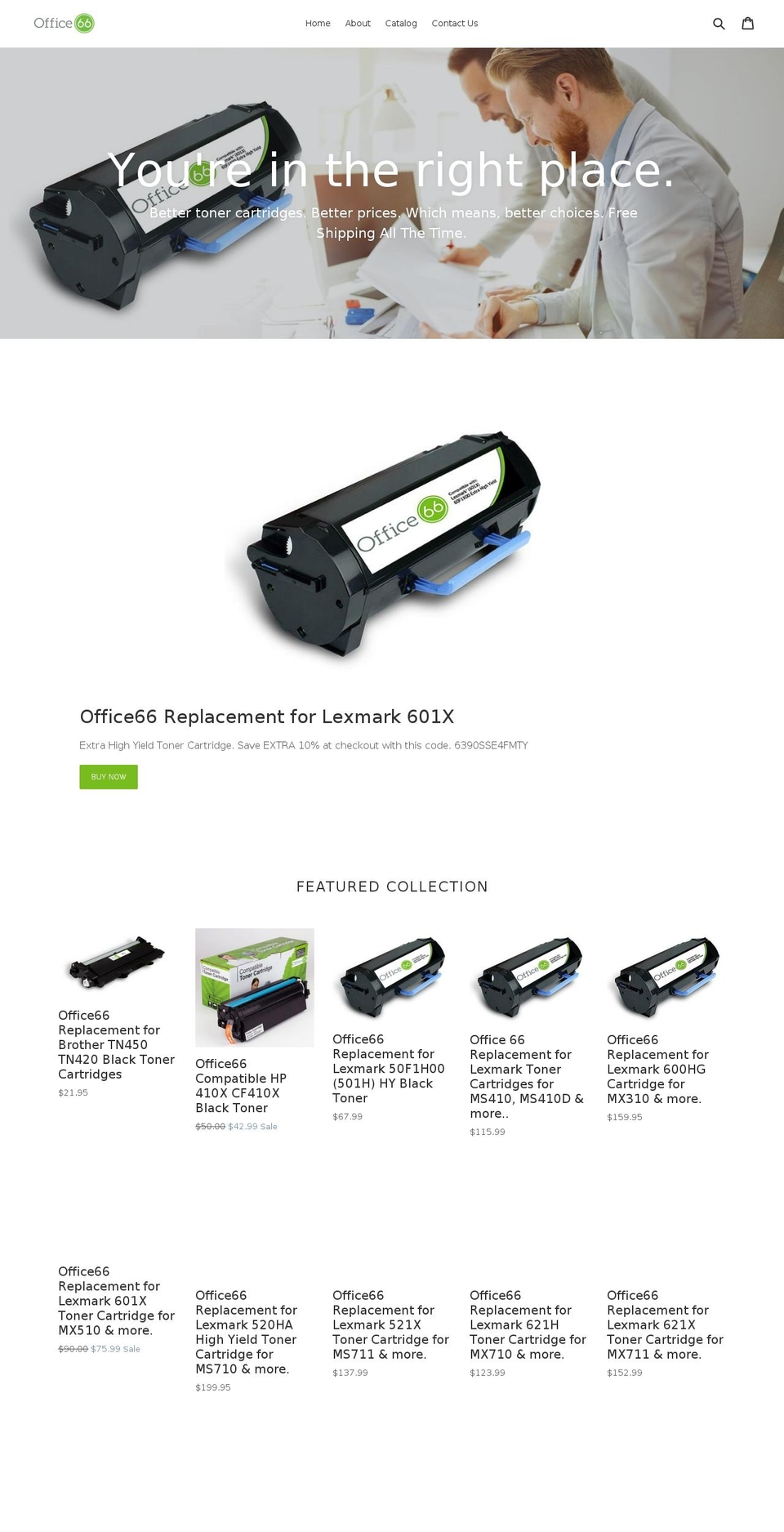 office66.com — Shopify storefront screenshot