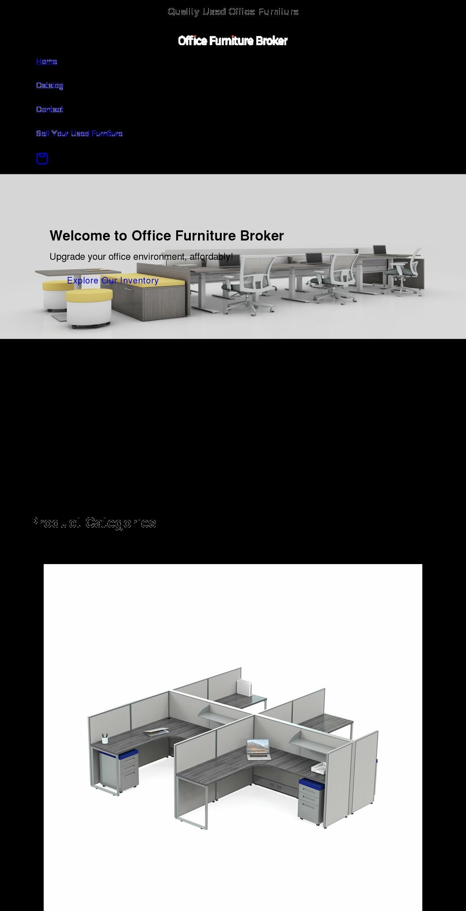 officefurniturebroker.com shopify website screenshot