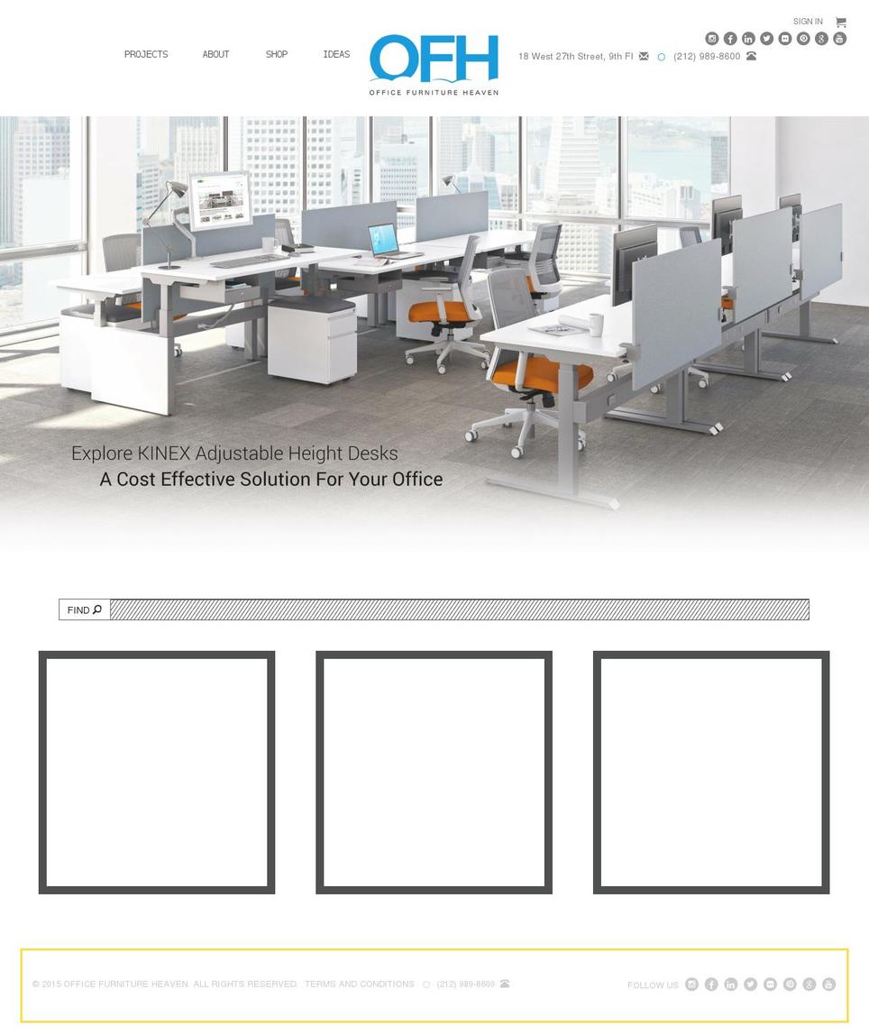 officefurnitureheavan.com — Shopify storefront screenshot
