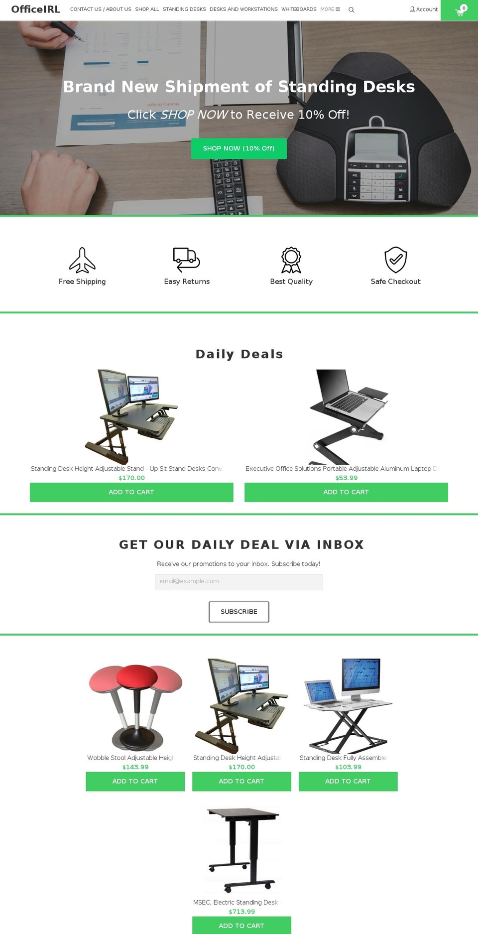 konversion-theme Shopify theme site example officeirl.com