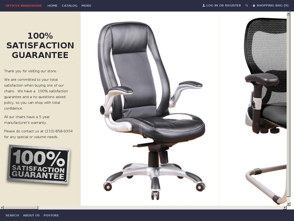 offices-warehouse.com shopify website screenshot