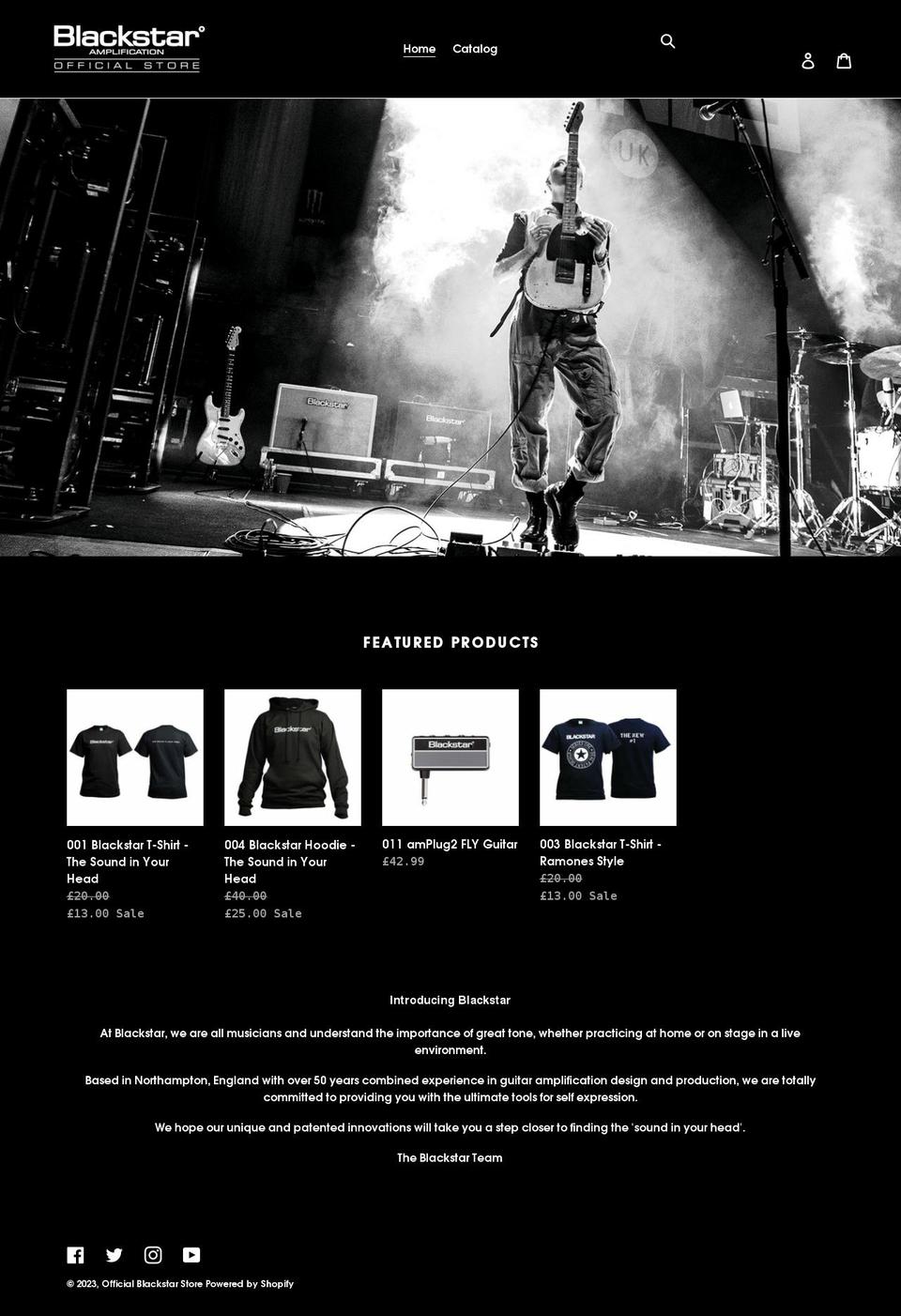 official-blackstar-store.myshopify.com shopify website screenshot