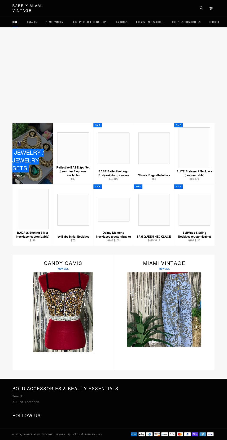 officialbabefactory.com shopify website screenshot