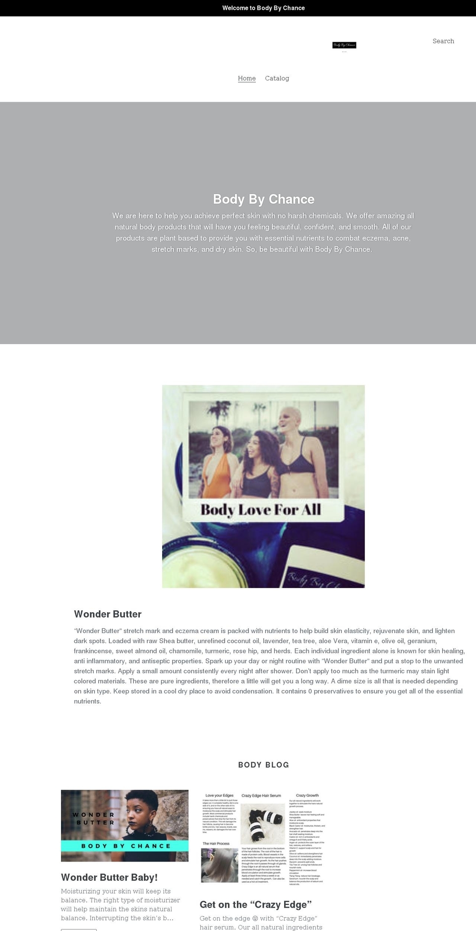 officialbodybychance.com shopify website screenshot