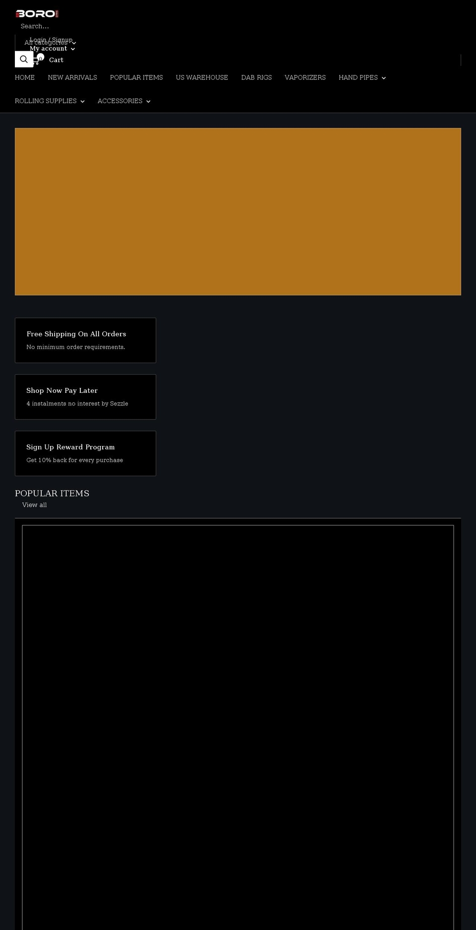 officialborotech.com shopify website screenshot
