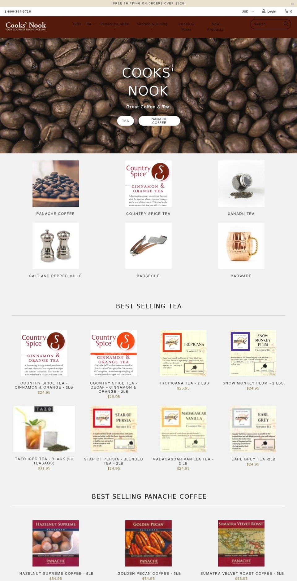 officialcoffee.com — Shopify storefront screenshot